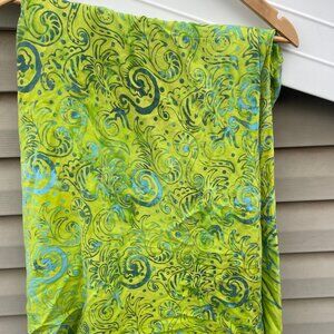 Handmade Batik Scarf from Bali, Indonesia - Like New!